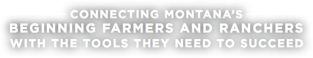 Connecting Montana's Beginning Farmers and Ranchers With the Tools They Need to Succeed.