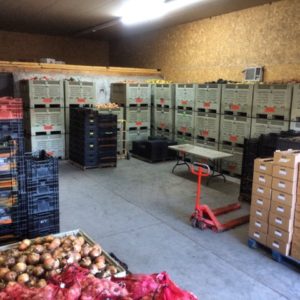 vegetable handling warehouse